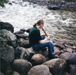 Gregory Playing Native Flute Down by the River