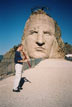 Gregory at Playing Native Flute at Crazy Horse, South Dakota